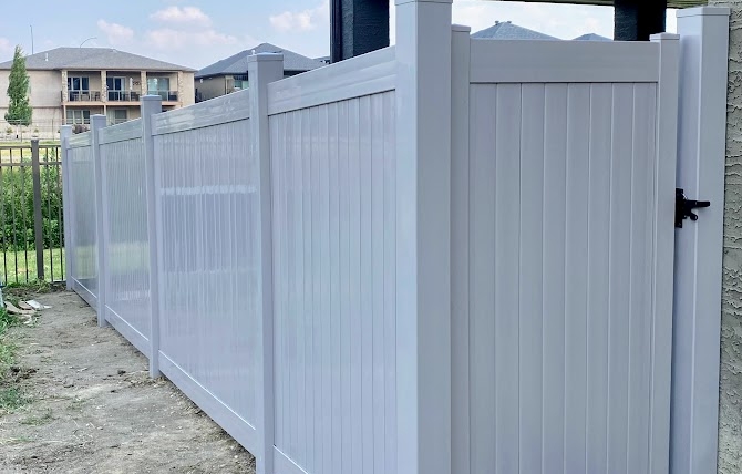 premium grey fence