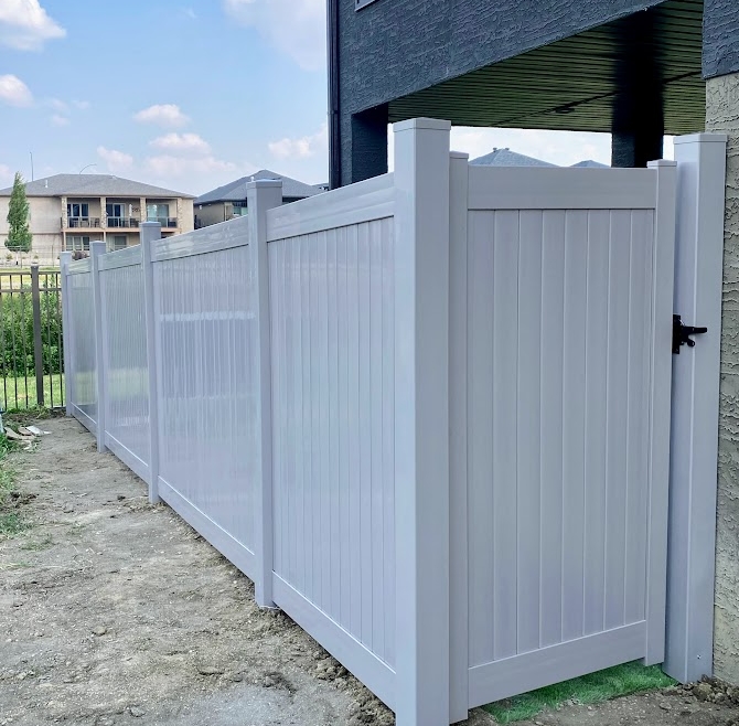 premium grey fence