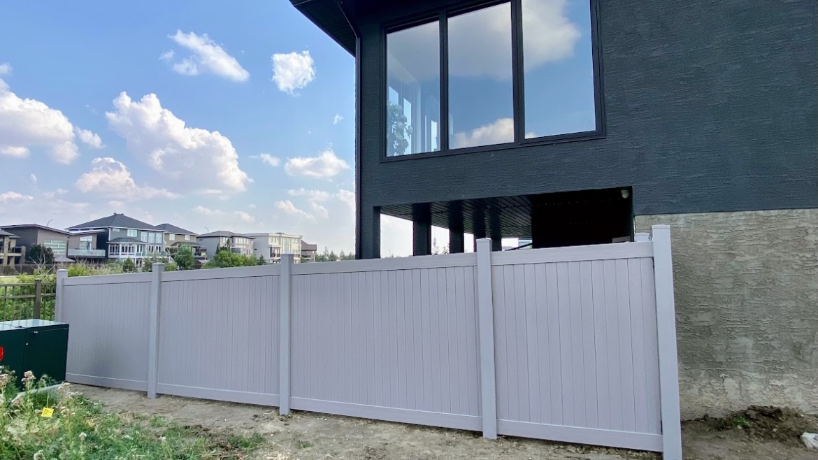 premium grey fence